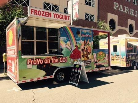 frozen yogurt truck